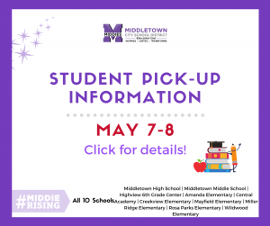 student pick up information
